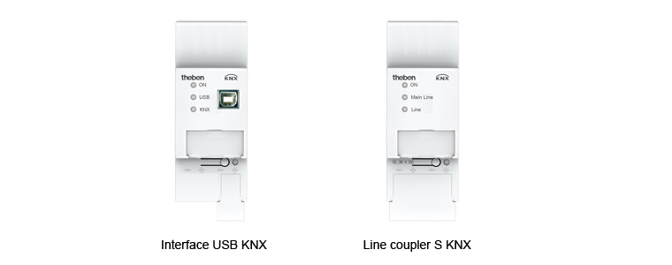 Interface USB KNX     Line coupler S KNX