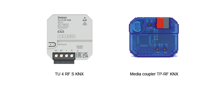 TU 4 S RF KNX        Media coupler TP-RF KNX