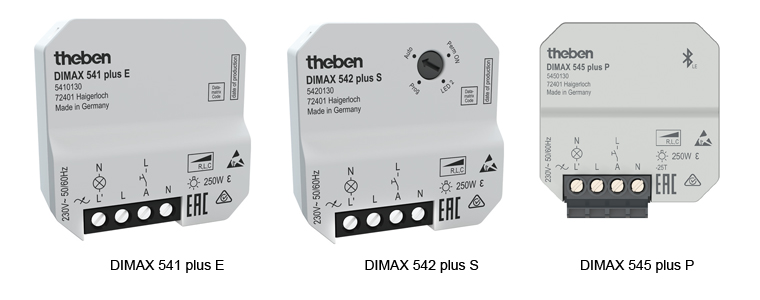 DIMAX 541plus E   DIMAX 542 plus S   DIMXA 545plus P