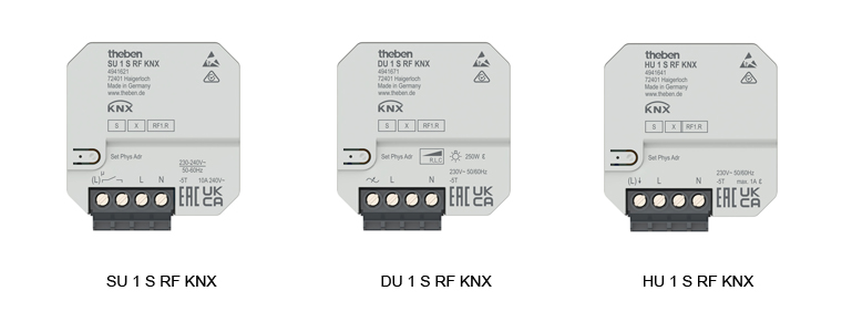 SU 1 S RF KNX   DU 1 S RF KNX    HU 1 S RF KNX