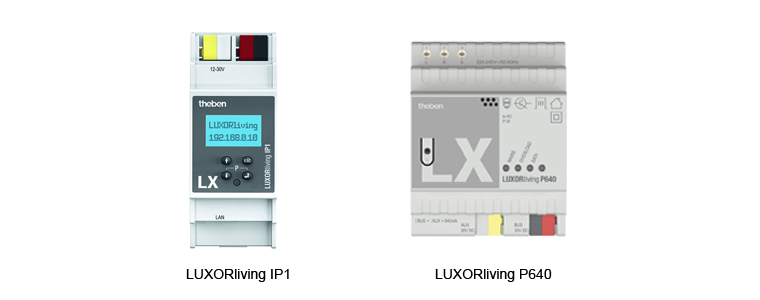 LUXORliving IP1  LUXORplug   LUXORliving P640