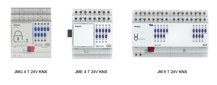 JMG 4 T 24V KNX    JME 4 T 24V KNX    JM 8 T 24V KNX