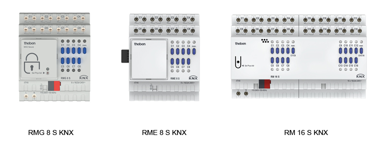 RMG 8 S KNX    RME 8 S KNX     RM 16 S KNX